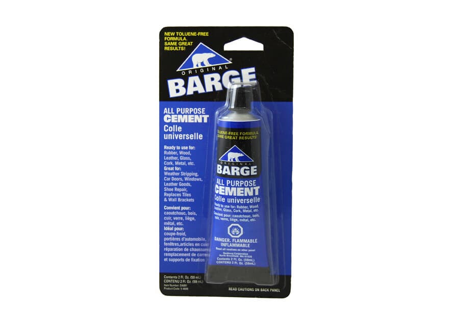 BARGE All-Purpose Contact Cement is a reliable and water-resistant adhesive known for its durability.