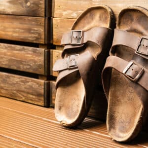 Men's sandals shoe repair