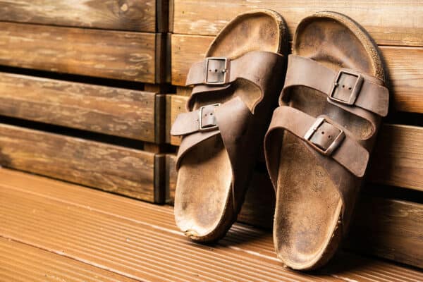 Men's sandals shoe repair