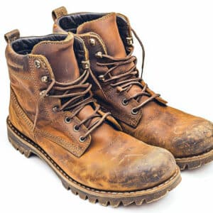 Men's work boot shoe repair