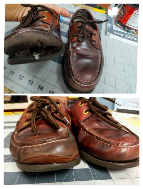 mens casual dress shoe and boot repair at shoe repair city