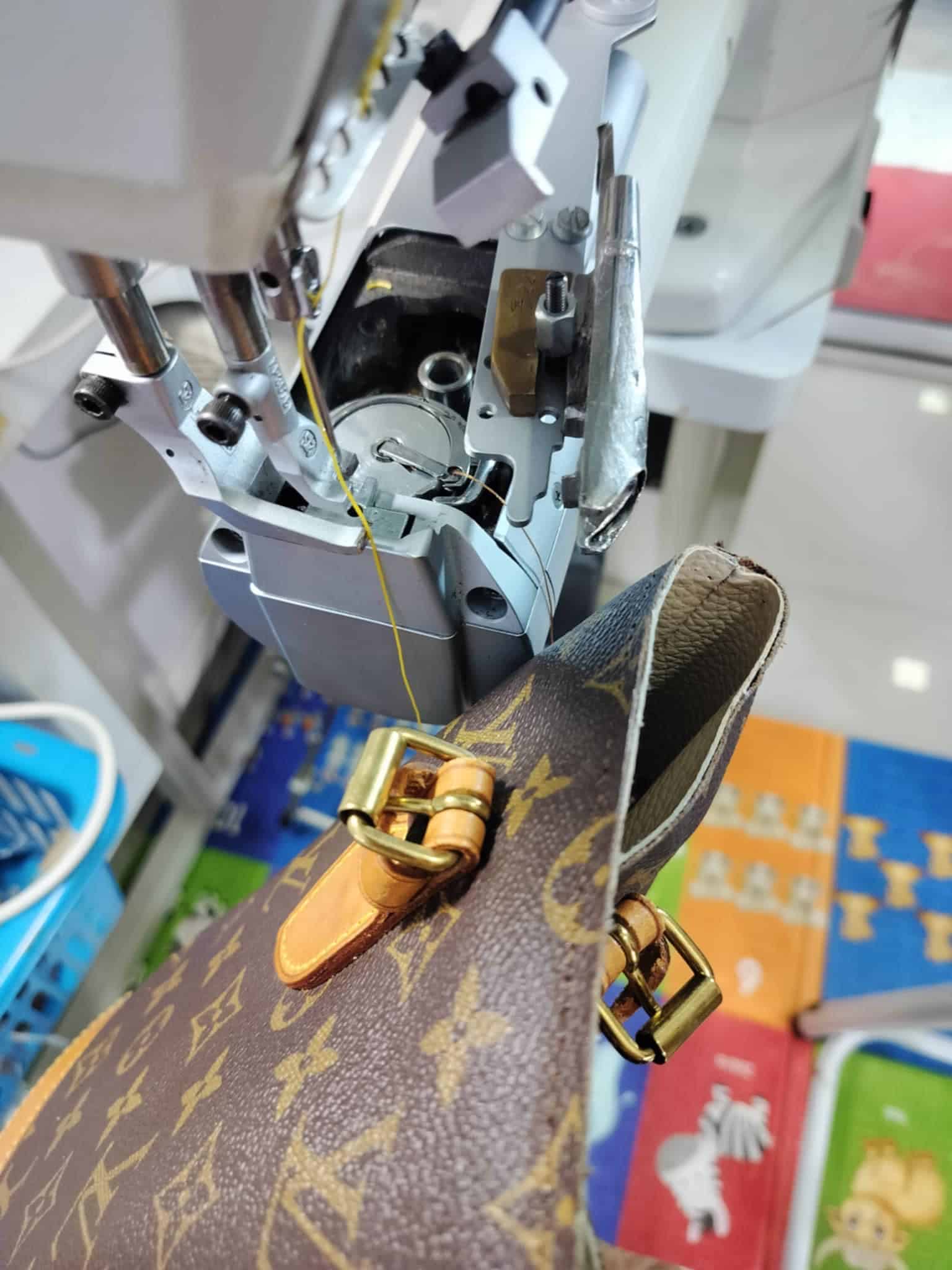 Luxury bag repair process