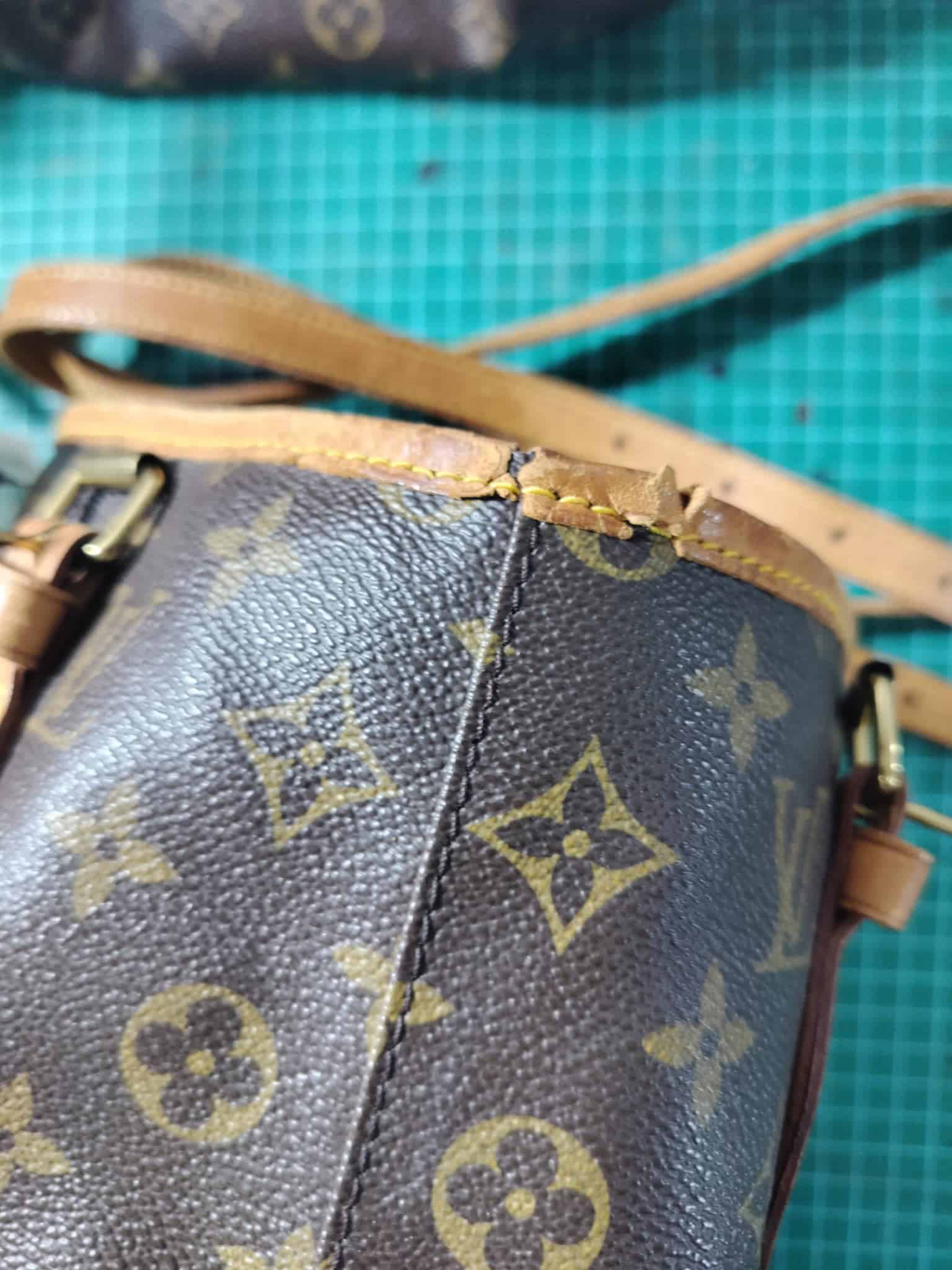 Luxury bag repair process